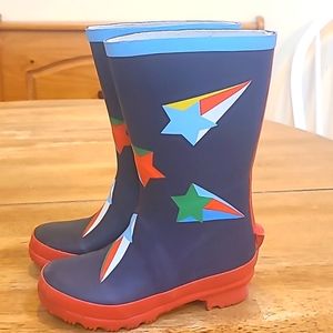 Mini Boden Rubber Colorful Toddler Wellies Rain Boots College- Navy S…